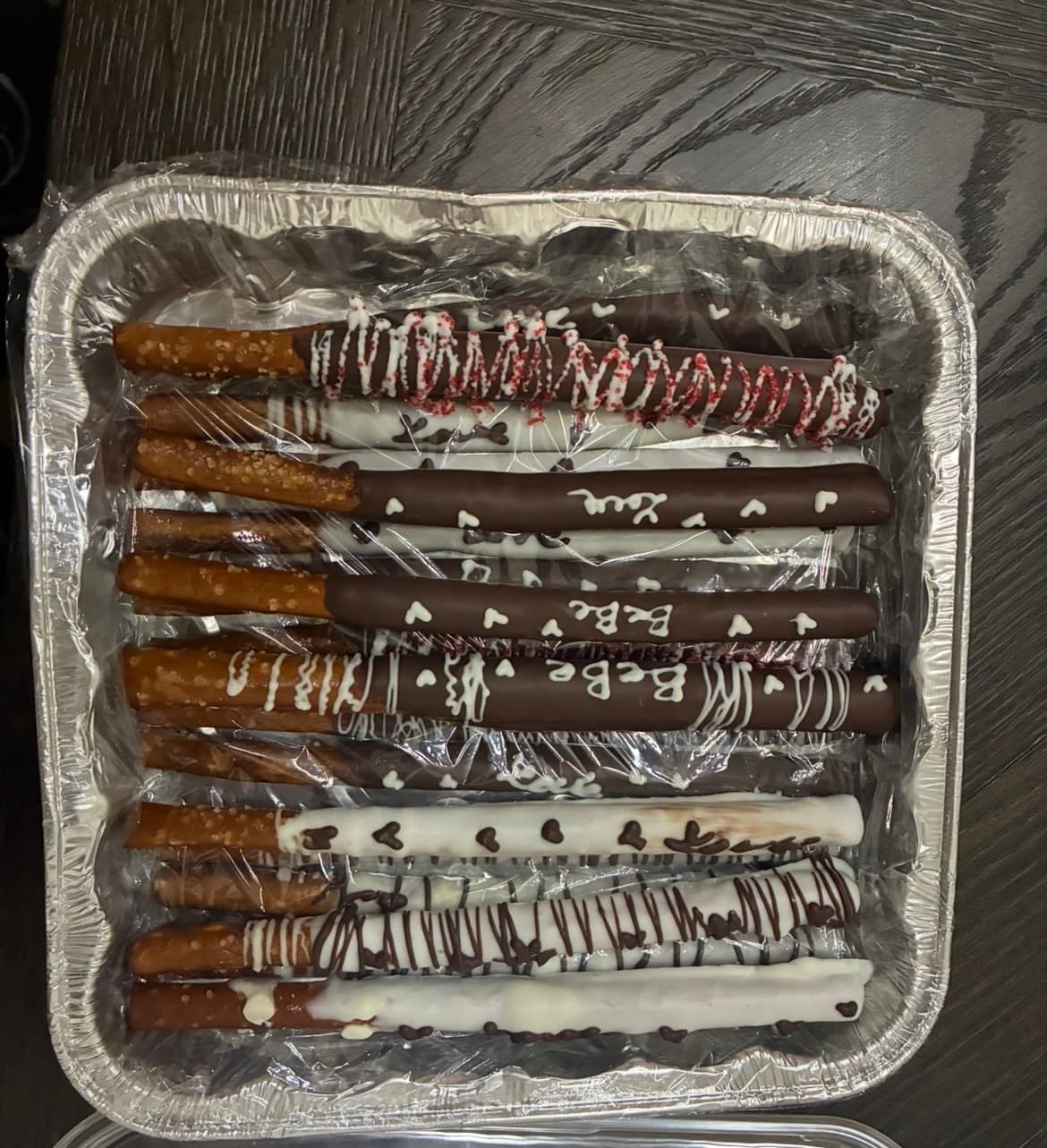 Chocolate covered pretzel